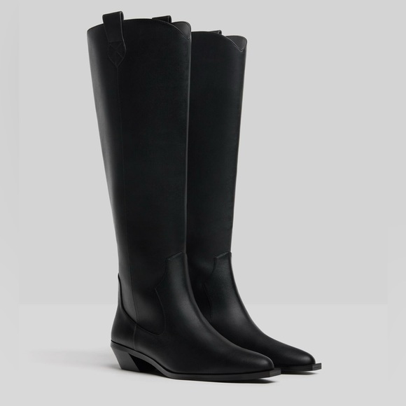 Bershka cowboy knee‎ high boots size eur 38 - Picture 1 of 7